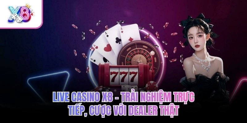 Live Casino X8 – Trải Nghiệm Trực Tiếp, Cược Với Dealer Thật