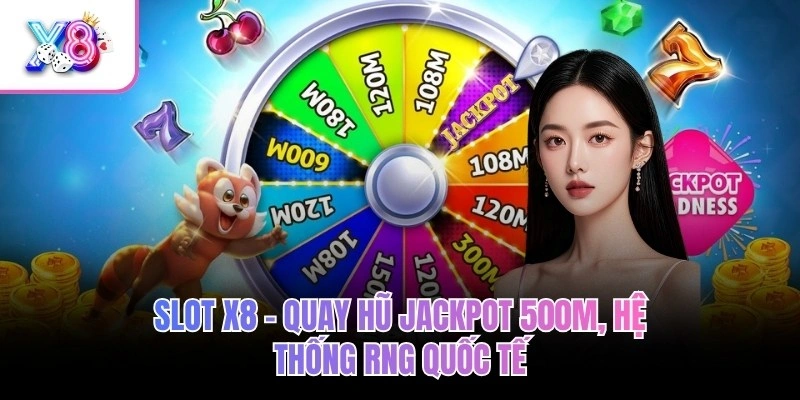 Slot X8 – Quay Hũ Jackpot 500M, Hệ Thống RNG Quốc Tế